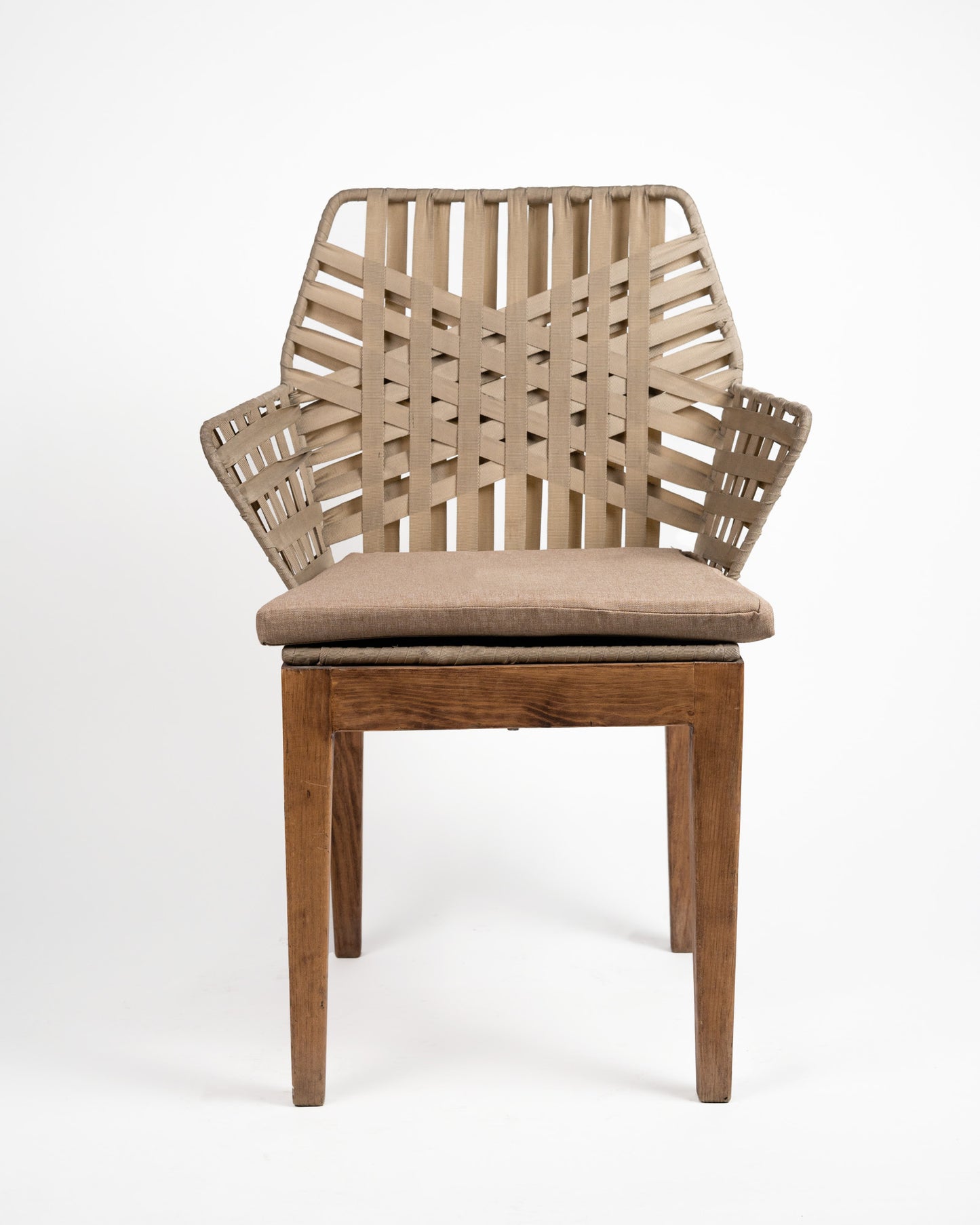 Silla Hexagonal Madera y Herreria