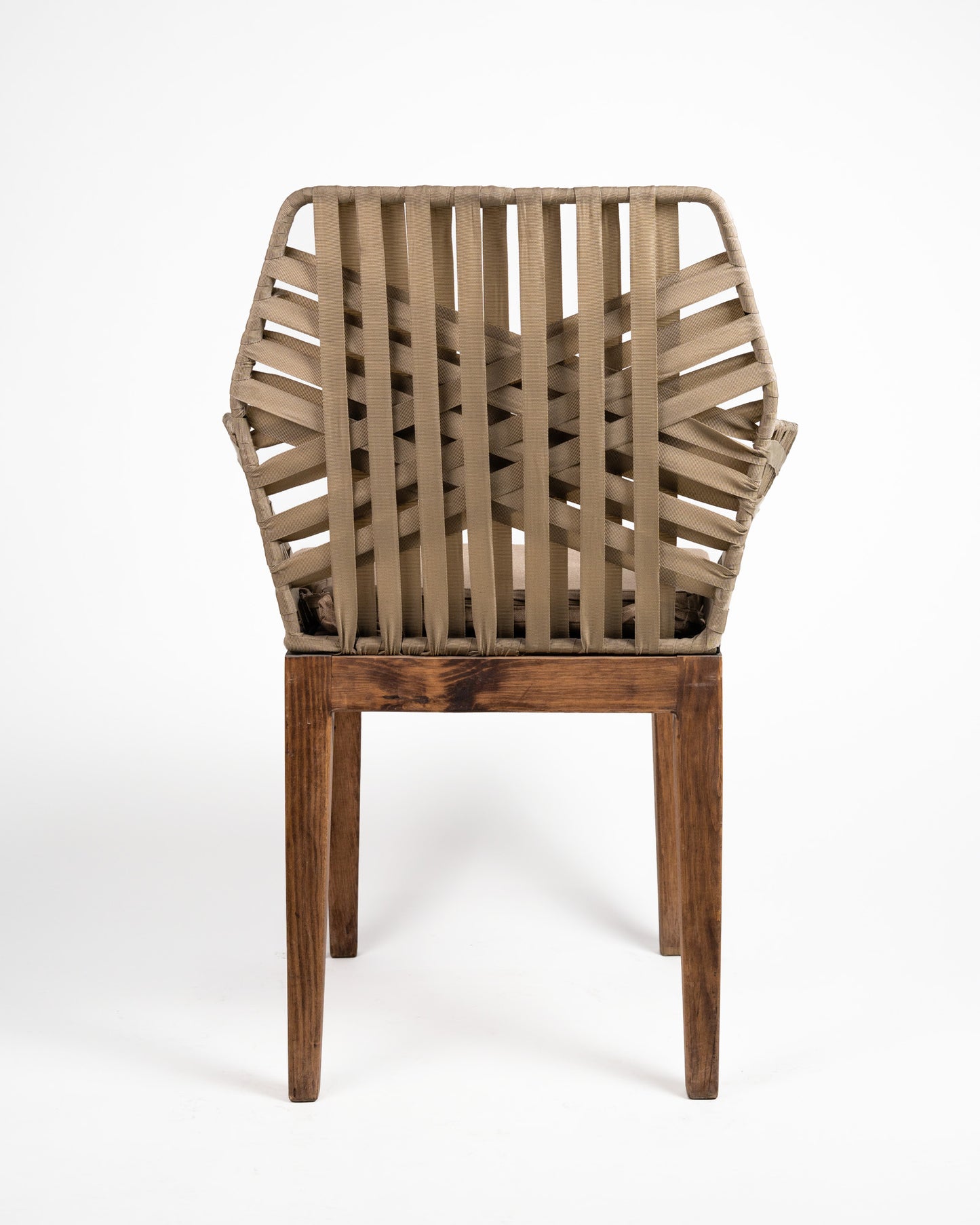 Silla Hexagonal Madera y Herreria